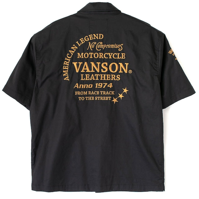 VANSON TVS2307S コットンワークシャツ