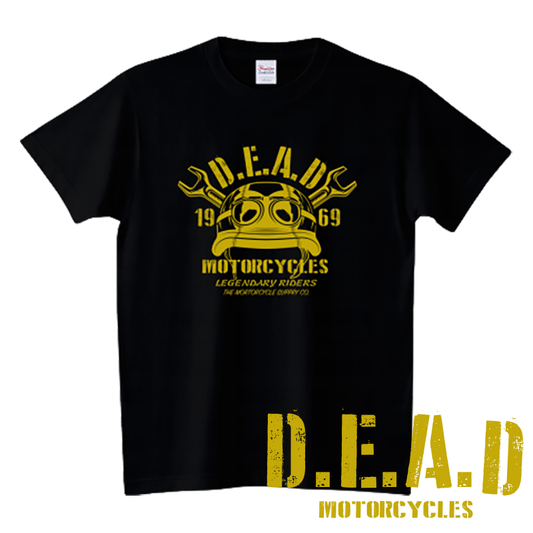 D.E.A.D motorcycles スタンダードロゴTシャツ（5.6oz）